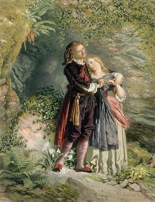 Ferdinand And Miranda by Henry Anelay